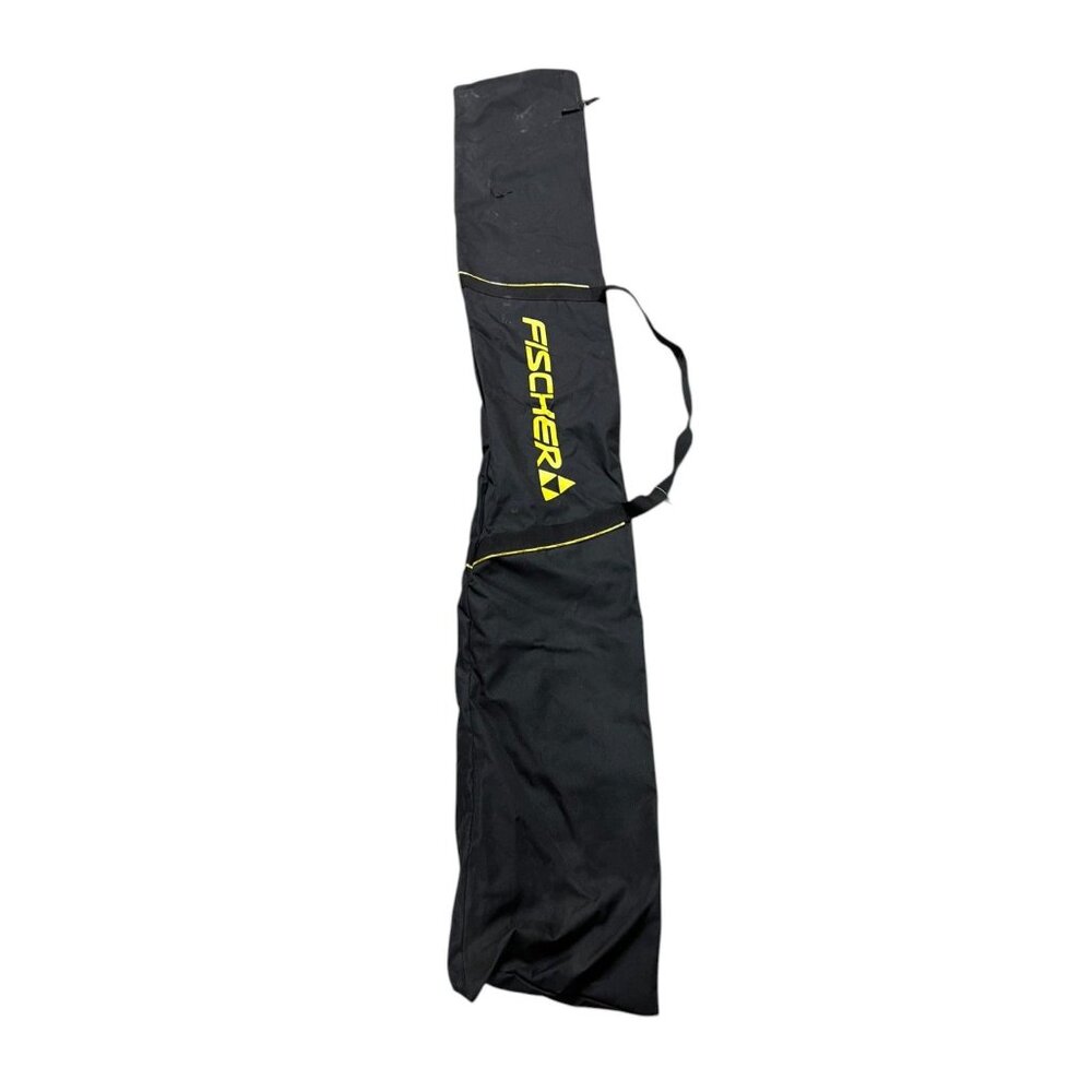 Fischer Black & Yellow Padded Ski Bag With Shoulder Strap